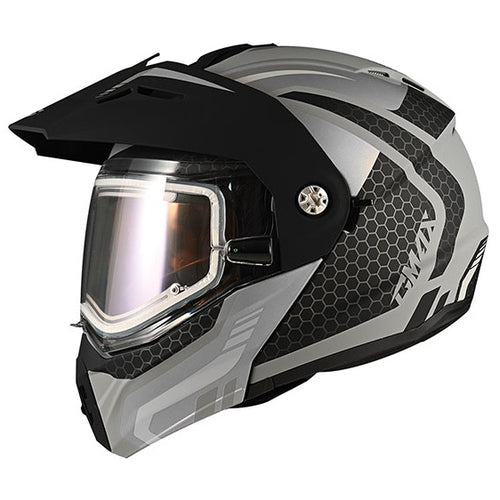 Casque Modulaire Intégral de Motoneige GMAX MD74 Lancer Noir/Gris