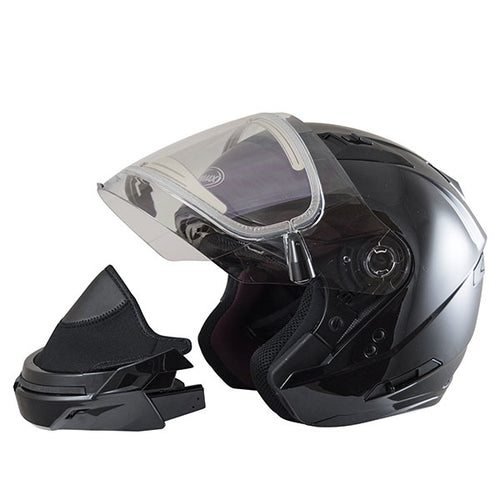 Casque de Motoneige Ouvert OF-77 Électrique||Open Face Snowmobile Helmet OF-77 Electric