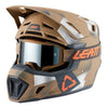 Casque de Motocross 7.5 V27 - Lunette incluse/Leatt/Brun, de profil