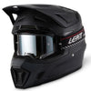 Casque de Motocross 7.5 V27 - Lunette incluse/Leatt/noir lustré, de profil