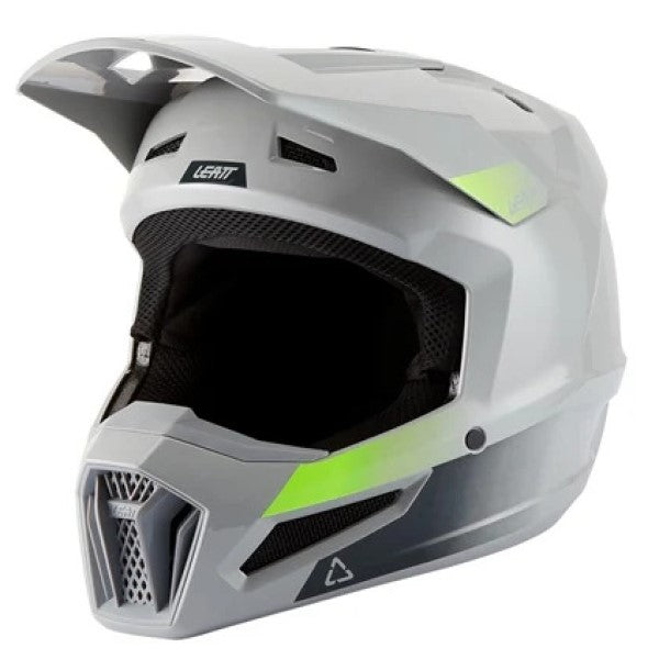Casque de Motocross 2.5 V27 - Lunette incluse, leatt; gris de profil