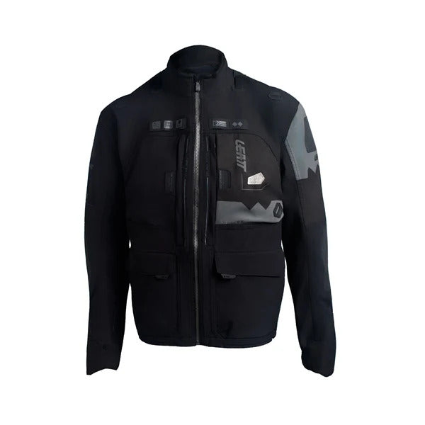 Manteau de Moto 6.5 Hydradri/Leatt/noir, de face