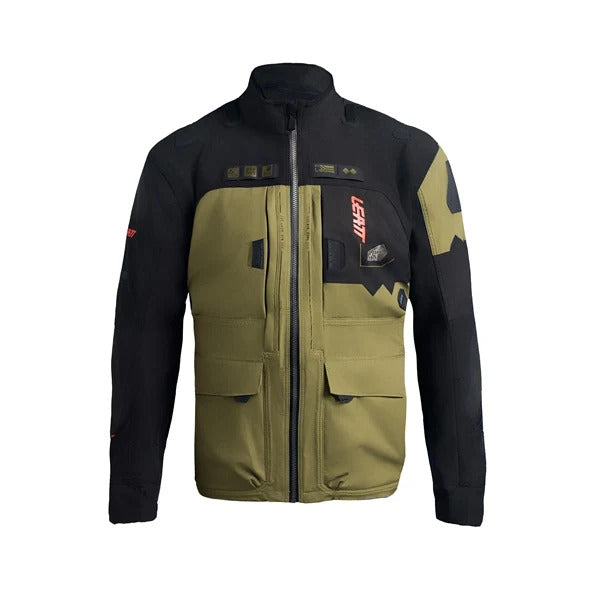 Manteau de Moto 6.5 Hydradri/Leatt/kaki de face