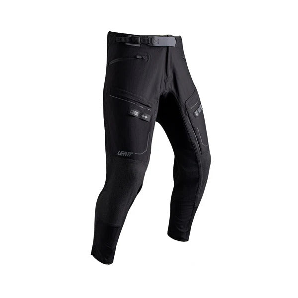 Pantalon de Moto 6.5 Hydradri/Leatt/noir, de face