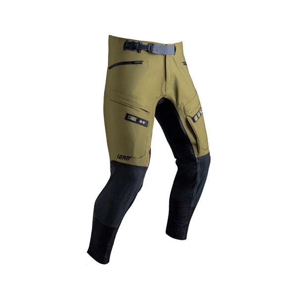 Pantalon de Moto 6.5 Hydradri/Leatt/kaki, de face
