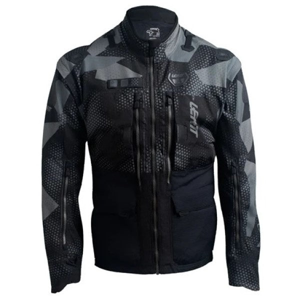 Manteau Enduro 5.5 Noir/Camo de face