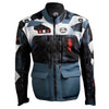 Manteau Enduro 5.5 Bleu/Camo de face