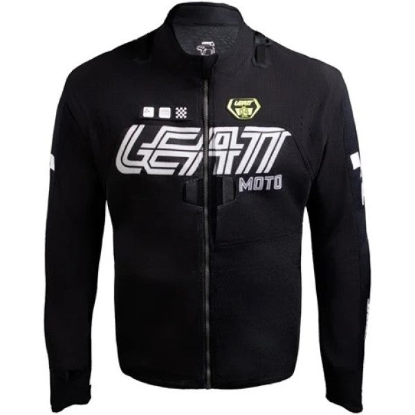 Manteau Enduro 4.5 X-Flow Leatt noir, de face