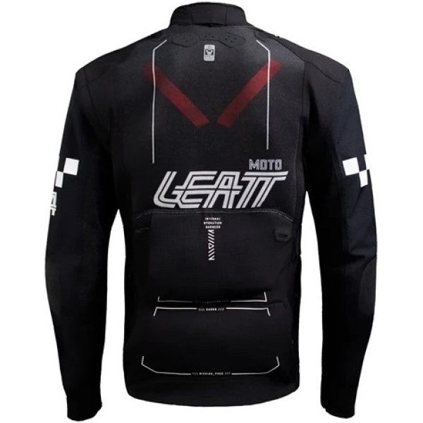 Manteau Enduro 4.5 X-Flow Leatt noir, de dos