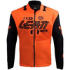 Manteau Enduro 4.5 X-Flow Leatt orange, de face