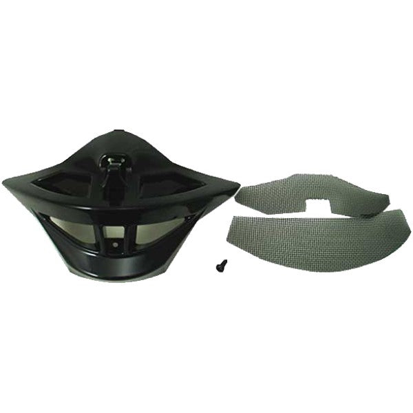 Évent Buccal pour Casque Dualsport GM11 Noir avec ses composants