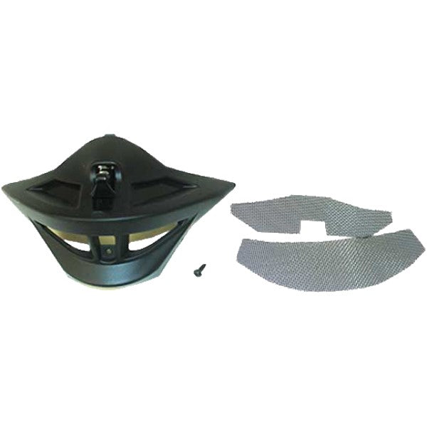 Évent Buccal pour Casque Dualsport GM11 Noir Mat avec ses composants