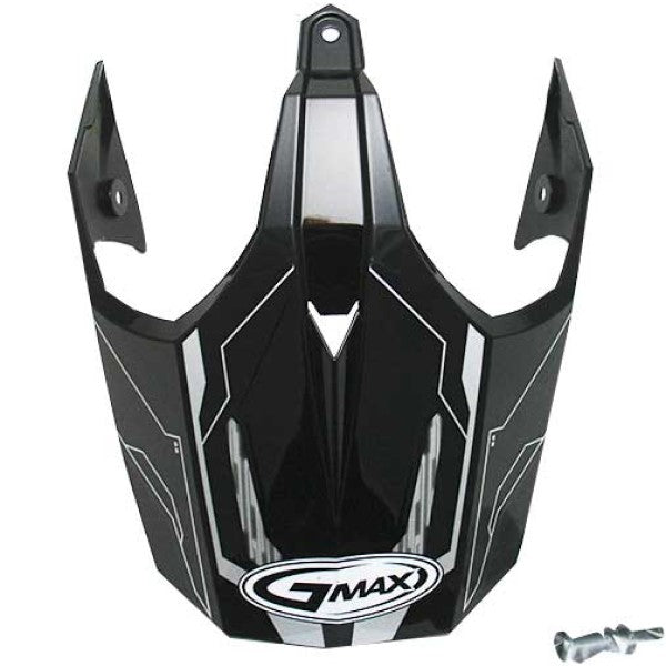 Palette pour Casque GM11 Argent/Noir de face