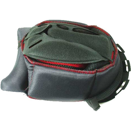 Doublure pour Casque Aventure GM11 Noir/Gris/Rouge extérieur