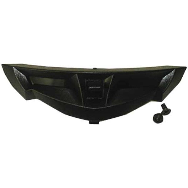 Évent Avant pour Casque de Motoneige GM49 Noir de face