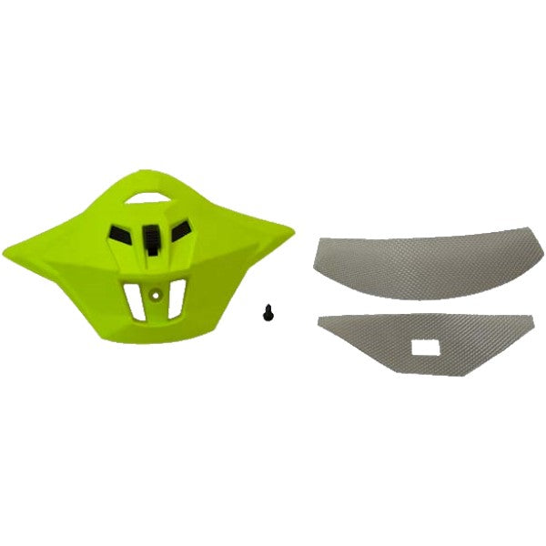 Évent Buccal pour Casque Dualsport GM11 Jaune Mat avec ses composants