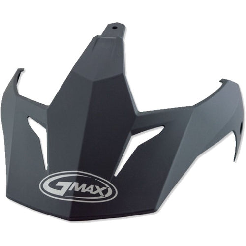 Palette pour Casque Aventure GM11 Noir Mat de face