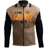 Manteau Enduro 4.5 X-Flow Leatt kaki, de face