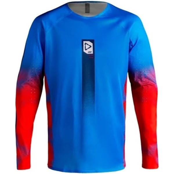 Chandail de Motocross 5.5 Ultraweld Rouge/Bleu, de face