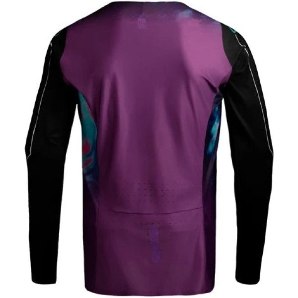 Chandail de Motocross 5.5 Ultraweld Mauve/Bleu, de dos