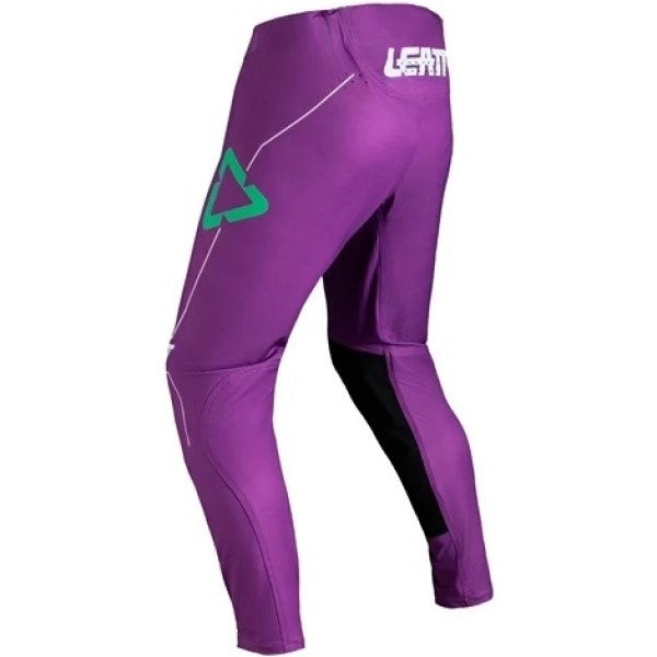 Pantalon de Motocross 5.5 I.K.S - V27 Mauve/Vert, de dos