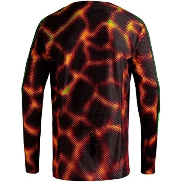 Chandail de Motocross 5.5 Ultraweld Orange/Noir, de dos