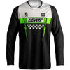Chandail de Motocross MX 4.5 Lite Noir/Blanc de face