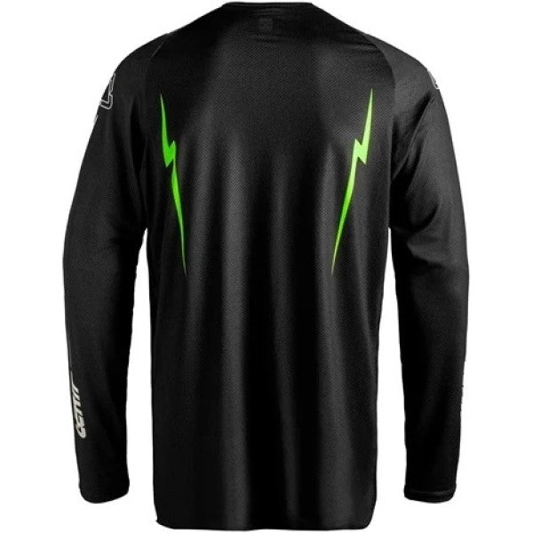 Chandail de Motocross MX 4.5 Lite Noir/Blanc de dos