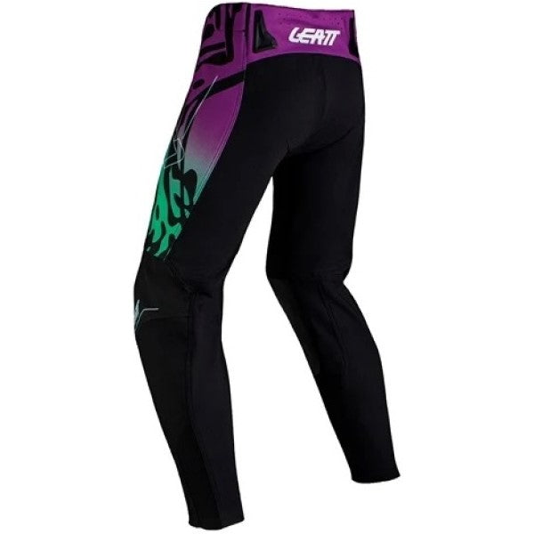 Pantalon de Motocross 4.5 Lite Mauve/Vert, Dos