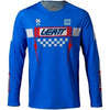 Chandail de Motocross MX 4.5 Lite Bleu/Blanc/Rouge de face