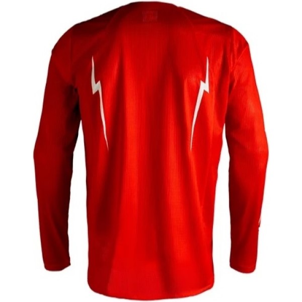 Chandail de Motocross MX 4.5 X-Flow Rouge/Blanc, Dos