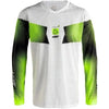 Chandail de Motocross MX 4.5 X-Flow Vert/Blanc, de face