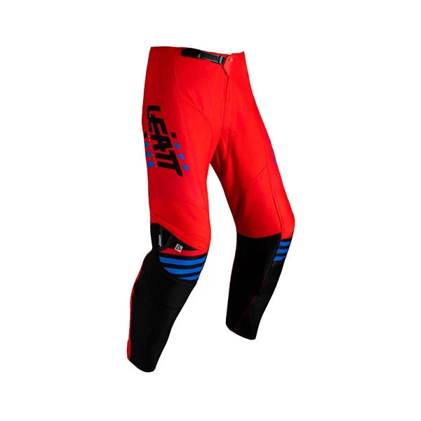 Pantalon de Motocross 3.5/Leatt/Rouge, noir, de face