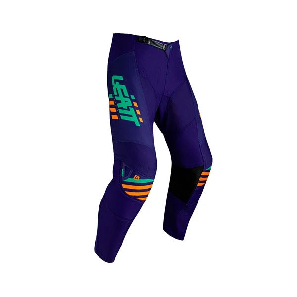 Pantalon de Motocross 3.5/Leatt/Mauve , Orange, de face