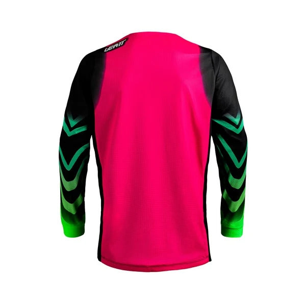 Chandail de Motocross MX 3.5/Vert, rose, de dos