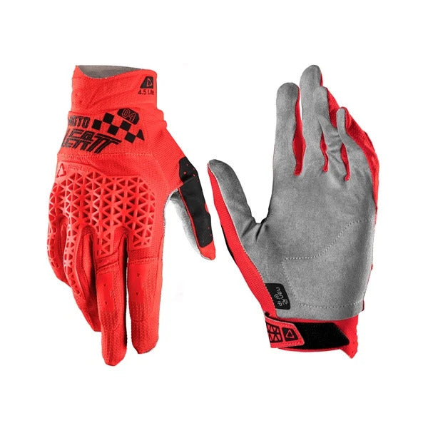 Gants de Motocross 4.5 Lite/Leatt/ Rouge, de paire