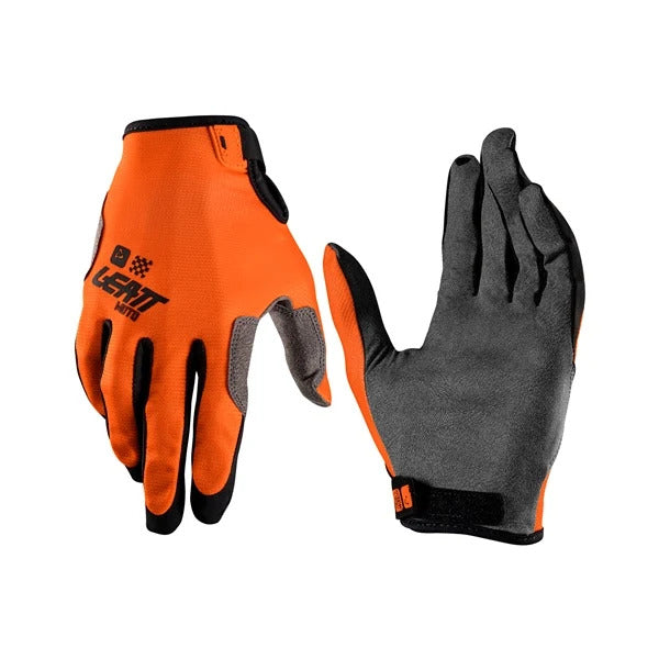 Gants de Motocross 1.5 GRIPR/Leatt, orange, de paire