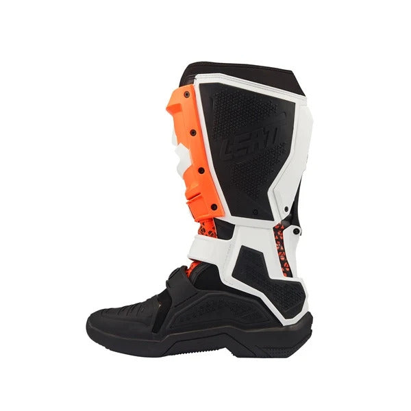 Bottes de Motocross 5.5 Flexlock Evo/Leatt; Orange, coté gauche