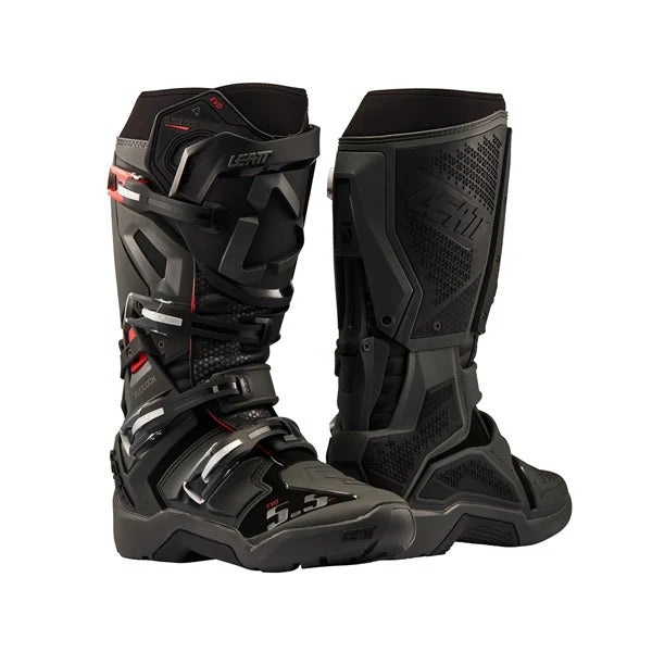 Bottes de Motocross 5.5 Flexlock Enduro Evo/Leatt/Noir, de paire