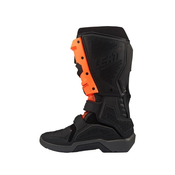 Bottes de Motocross 5.5 Flexlock Enduro Evo/Leatt/Noir orange, coté gauche