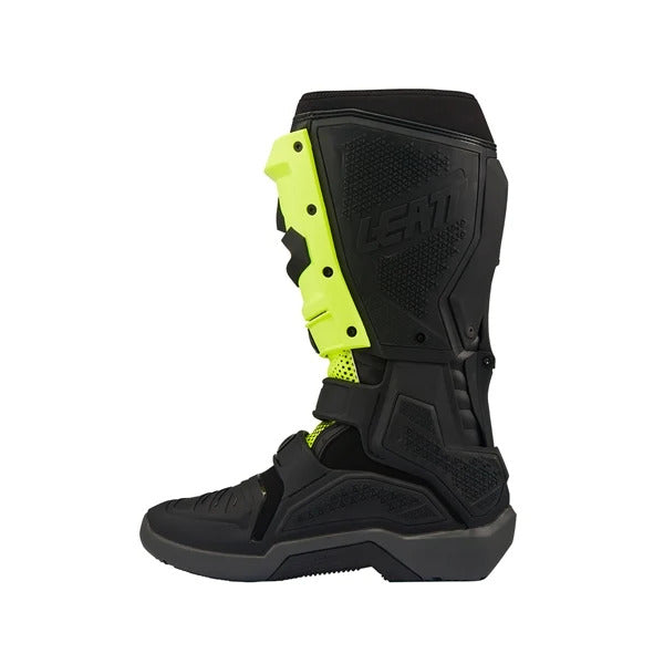 Bottes de Motocross 5.5 Flexlock Enduro Evo/Leatt/Noir jaune, coté gauche
