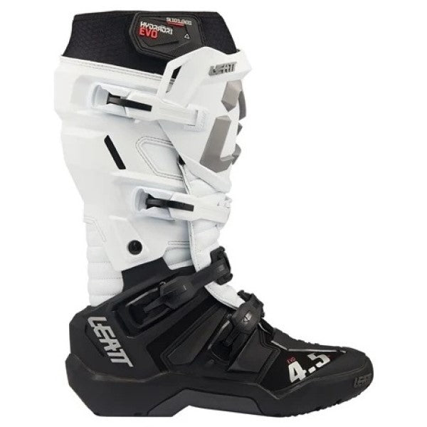 Bottes de Motocross 4.5 HydraDri Evo Blanc de gauche