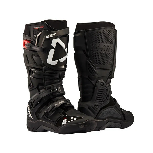 Bottes de Motocross 4.5 Evo/Leatt, noir, de paire