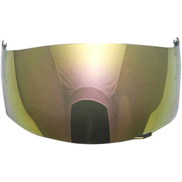 Visière de Motoneige MD04 Rouge/Clair de face