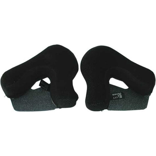 Coussinets de Joue pour Casque de Motoneige GM64 Noir en paire