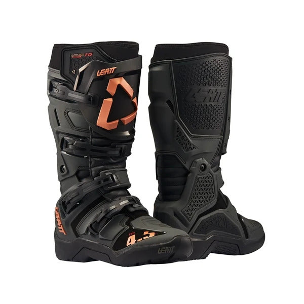 Bottes de Motocross 4.5  Evo Enduro/Leatt; noir, de paire