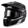 Casque de Motocross hors-route 3.5 Junior - Lunette incluse/Leatt/noir, de profil