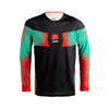 Chandail de Motocross 4.5 Junior/Leatt/noir rouge bleu, de face
