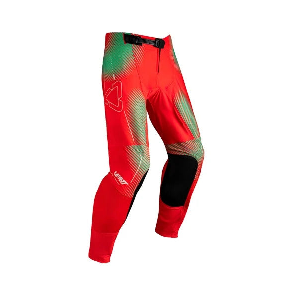 Pantalon de Motocross 4.5 Junior/Leatt/rouge, noir; de face