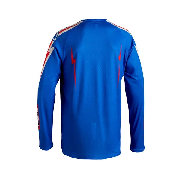 Chandail de Motocross 4.5 Junior/Leatt/ bleu, de dos